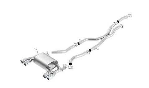 Borla 2015 BMW M3/M4 3.0L SS S-Type w/ Valves Dual Rd Rolled Angle Cut Split Rear Exit Catback Exhaust