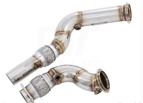 GT HAUS Meisterschaft F80 M3 & F82 M4 Turbo Back Down Pipe (no cats)