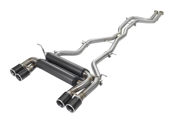 aFe Mach Force-Xp 2-1/2" 304 Stainless Steel Down-Pipe Back Exhaust System BMW M3/M4 (F80/F82)